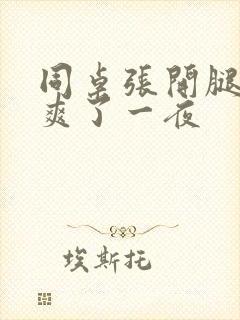 同桌张开腿让我爽了一夜封面