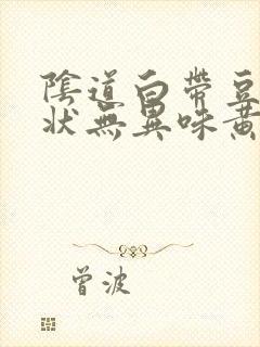 阴道白带豆腐渣状无异味黄绿色