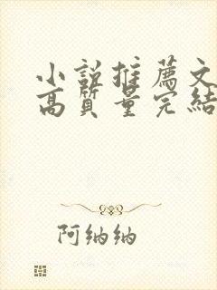 小说推荐文笔好高质量完结女生封面