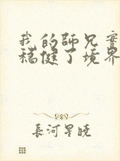 我的师兄实在太稳健了境界