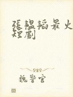 张韫韬最火十部短剧