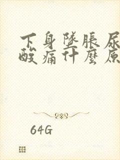 下身坠胀尿急尿酸痛什么原因