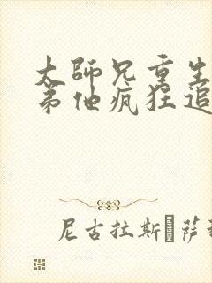 大师兄重生后师弟他疯狂追妻免费