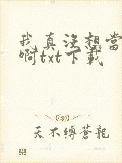 我真没想当反派啊txt下载