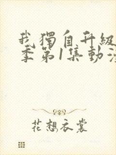 我独自升级第一季第1集动漫