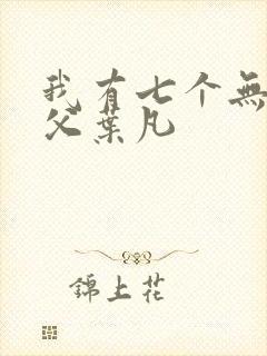 我有七个无敌师父叶凡