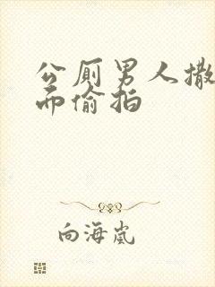 公厕男人撒尿正面偷拍