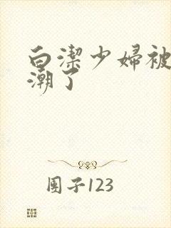 白洁少妇被弄高潮了