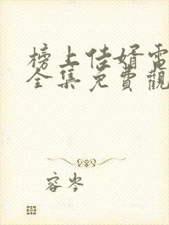 榜上佳婿电视剧全集免费观看高清下载