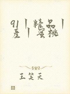 91丨精品丨国产丨蜜桃封面