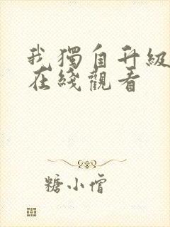 我独自升级动漫在线观看封面