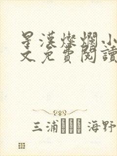 星汉灿烂小说原文免费阅读