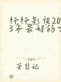 纤纤影视2023年最好的电视剧