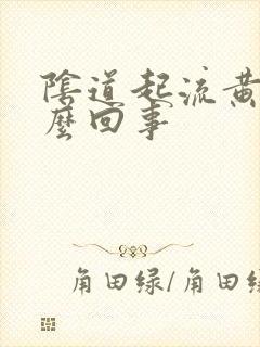 阴道起流黄脓怎么回事