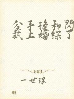 分手后和闪婚总裁上婚综了封面