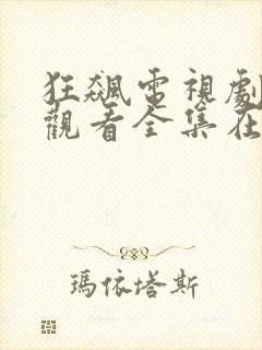 狂飙电视剧免费观看全集在线播放