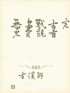 无名战士完整版免费观看封面