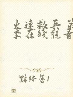 火速救兵 第4季在线观看全集免费播放封面