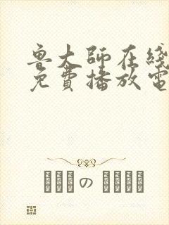 鲁大师在线观看免费播放电视剧官网