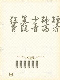 狂暴少帅短剧免费观看高清