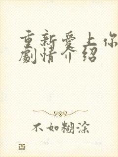 重新爱上你泰剧剧情介绍