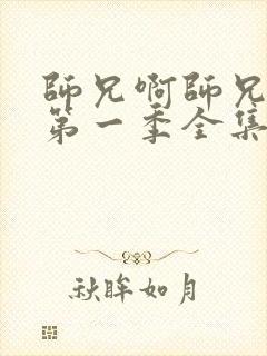 师兄啊师兄动漫第一季全集免费观看