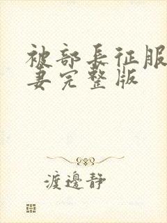 被部长征服的人妻完整版封面