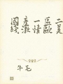 国产一区二区在线激情欧美