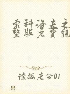 索科洛夫之战完整版免费观看