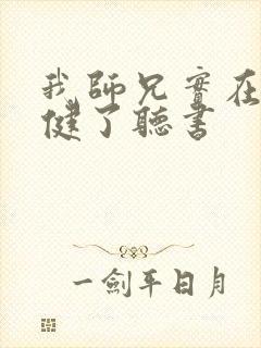 我师兄实在太稳健了听书封面