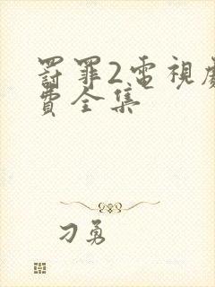 罚罪2电视剧免费全集