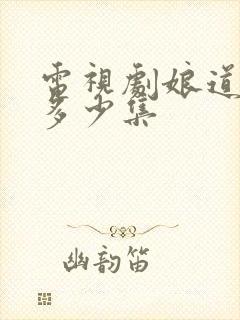 电视剧娘道总共多少集