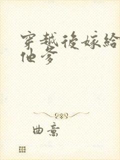 穿越后嫁给男主他爹