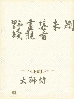 野画集未删减在线观看封面