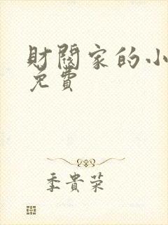 财阀家的小儿子免费