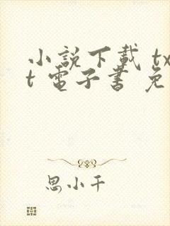 小说下载 txt 电子书 免费下载全本