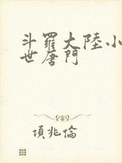 斗罗大陆小说绝世唐门封面