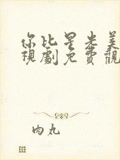 你比星光美丽电视剧免费观看策驰