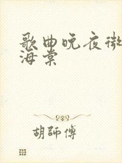 歌曲晚夜微雨问海棠封面