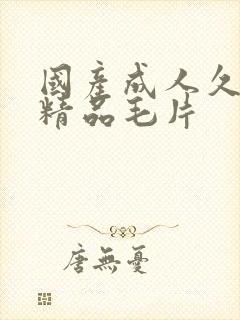 国产成人久久久精品毛片