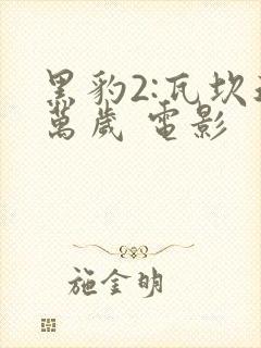 黑豹2:瓦坎达万岁 电影