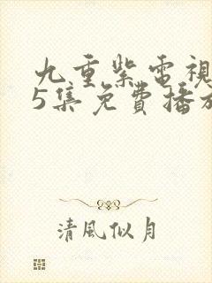 九重紫电视剧45集免费播放