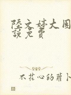 陆文婷大团圆小说免费