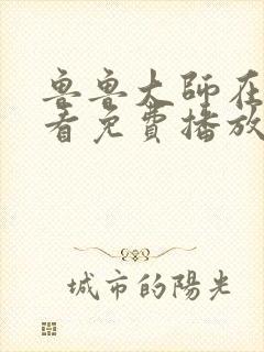 鲁鲁大师在线观看免费播放电视剧