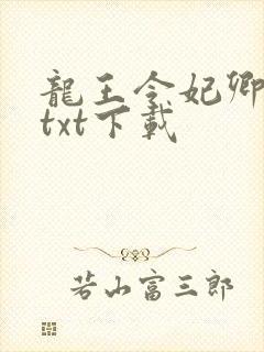 龙王令妃卿莫属txt下载封面