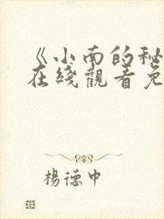 《小南的秘密》在线观看免费版