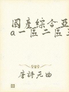 国产综合亚洲va一区二区三区