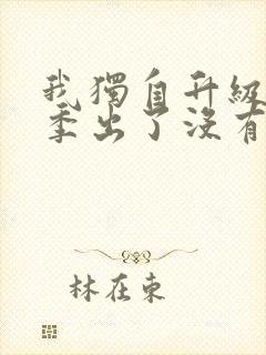 我独自升级第3季出了没有