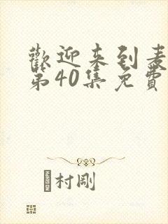 欢迎来到麦乐村第40集免费观看