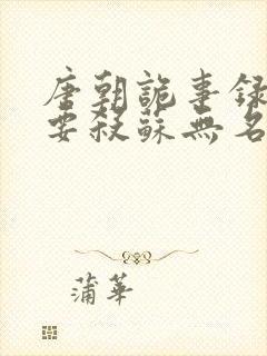 唐朝诡事录2谁要杀苏无名封面